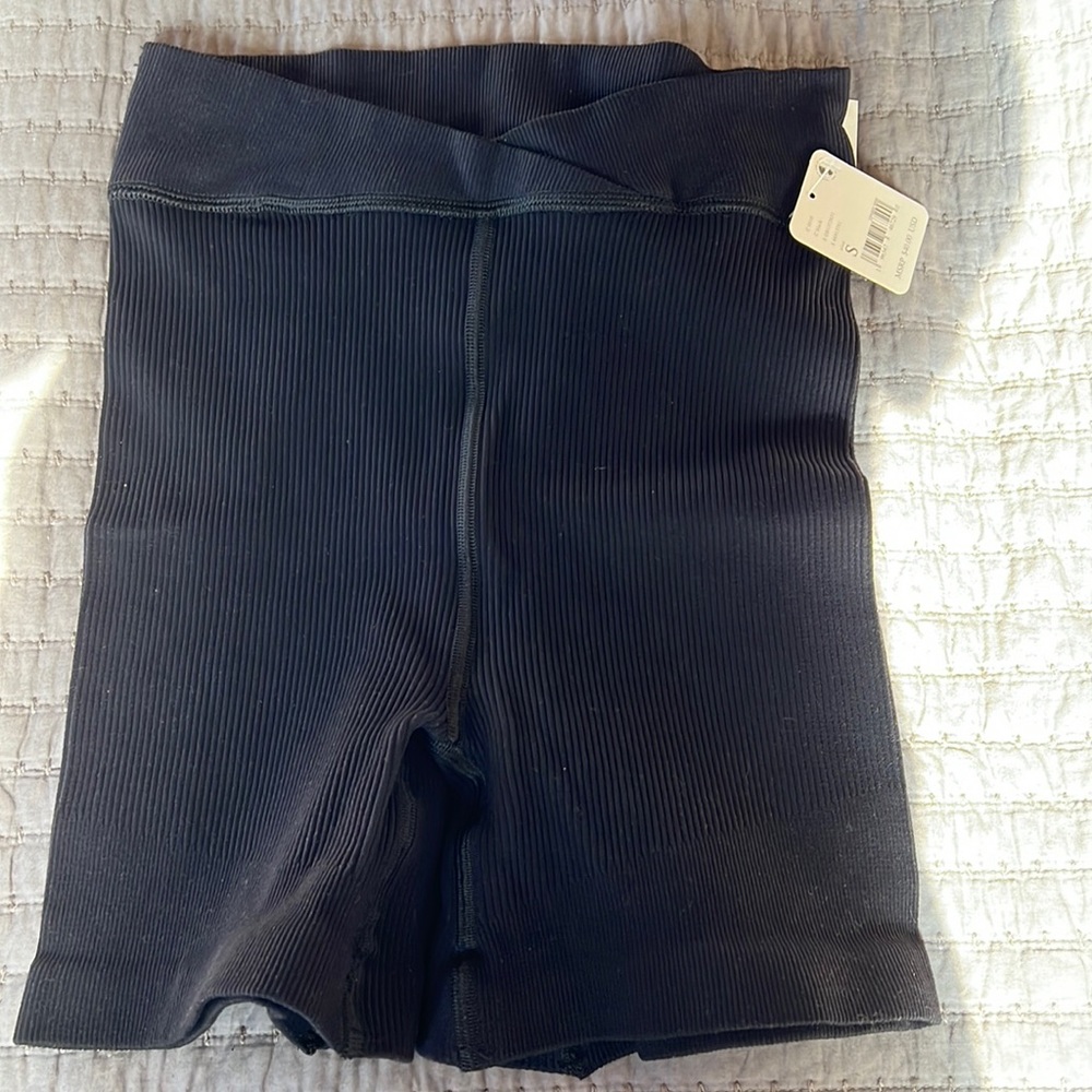 Free People Movement Ribbed Shorts